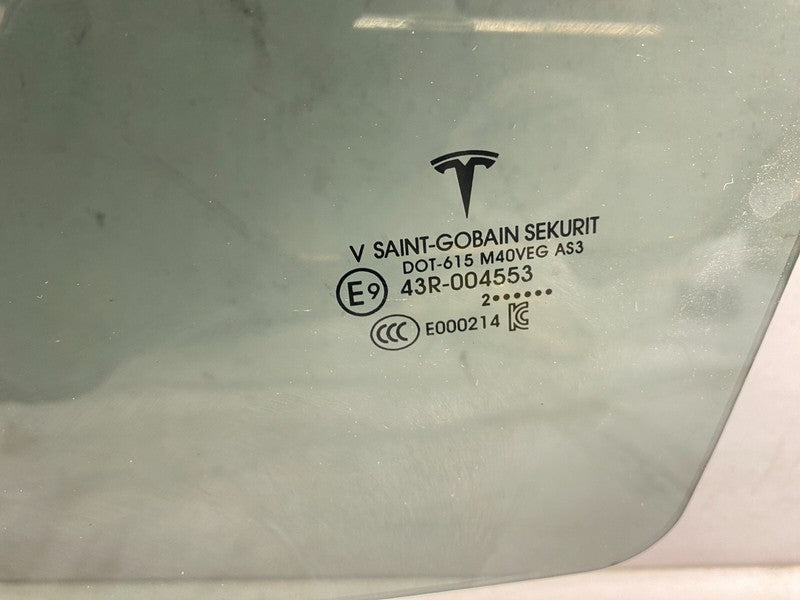 E9 43R-004553 ⭕ 2020-2023 Tesla Model Y MY Rear Driver Side Door Window Glass Left LH Assembly