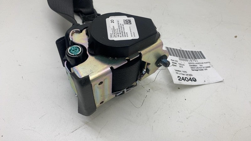 108128101D ⭕ 2017-2023 Tesla Model 3 Rear Side 2nd Row Seatbelt Retractor Left 1081281-01-D