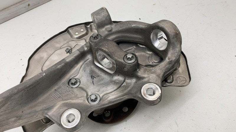 A 000 421 35 20 ⭕ 18-22 Mercedes C300 Front Left Spindle Knee Knuckle w/ Shield RWD A0004213520