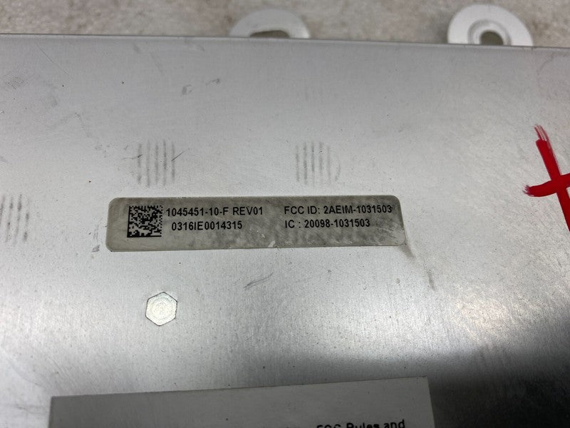 1045451 10 F ⭕ 2016-2020 Tesla Model X MX Central Body Control Module Computer 1045451-10-F