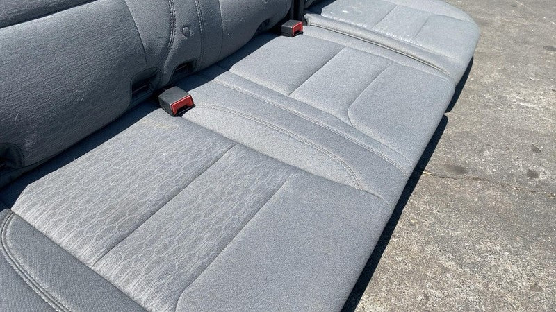 ⭕ 2019-2025 Ram 1500 Crew Cab Rear Left & Right 2nd Row Cloth Seat 5th Gen Gray