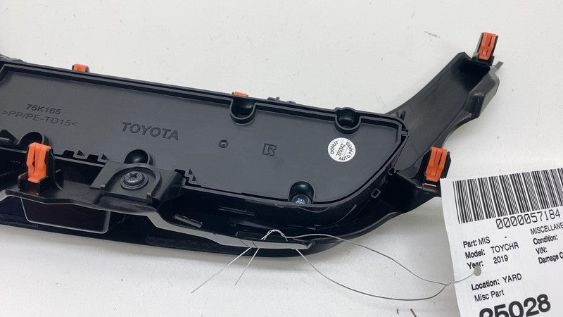 75K165 ⭕ 2018 2019 Toyota C-HR Climate Temperature A/C Heater Switch Control Unit Assy