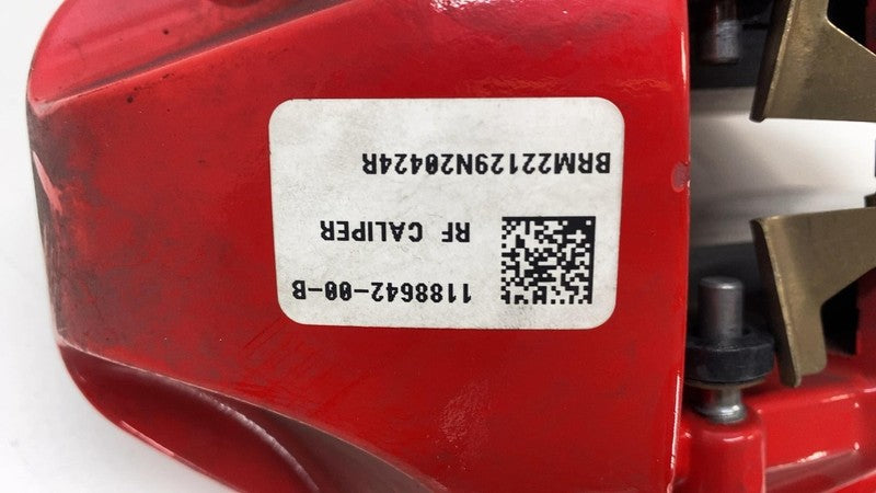 ⭕2020-2024 Tesla Model Y Front Right Caliper Red w/ Brake Hose Line 11