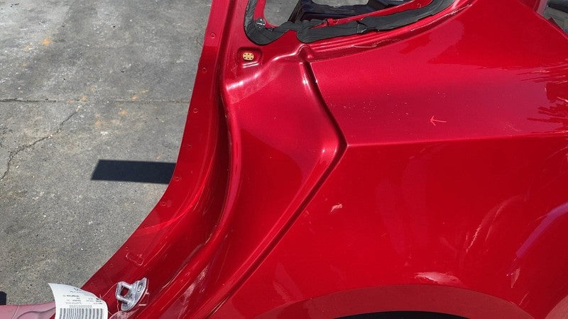 ⭕ 2017-2020 Tesla Model 3 Rear Left Quarter Panel Structural Frame Cut Red PPMR