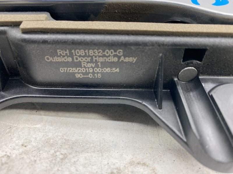 1081832 00 G ⭕17-20 Tesla Model 3 Front or Rear Exterior Door Handle Right Outer 1081832-00-H