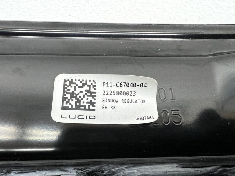 P11-C67040-04 ⭕2022-2024 Lucid Air Rear Right Side Window Regulator & Motor Assy P11-C67040-04