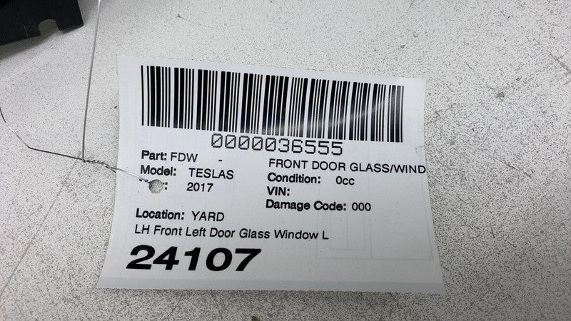 ⭕ 2016-2020 Tesla Model S MS Front Driver Side Door Window Glass Left