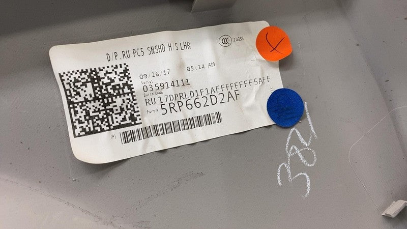 ⭕ 2017-2025 Chrysler Pacifica Rear Left Sliding Door Panel Trim Cover