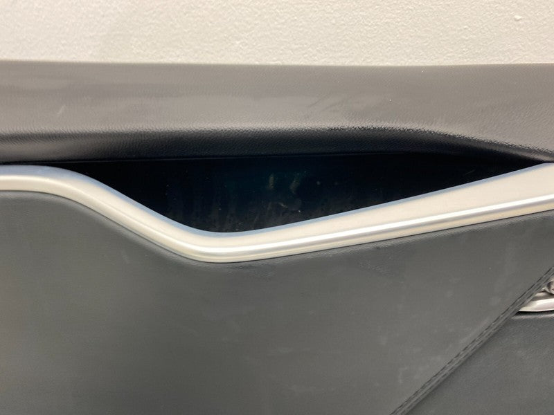 100813300D ⭕ 12-20 Tesla Model S Rear Left Interior Door Panel Trim Card Cover 1008133-00-D