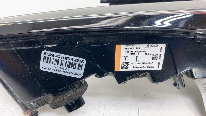 169149800F ⭕ 24-25 Model 3 Rear Driver Side Taillight Quarter Tail Lamp Left 1691498-00-F