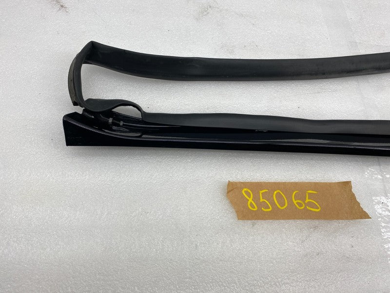 ⭕ 2012-2023 Tesla Model S Right Rocker Panel Scuff Plate Molding w/ Rubber Seal