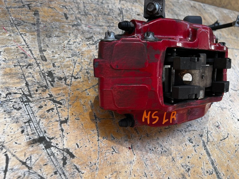 ⭕ 2012-2020 Tesla Model S Front Driver Side Caliper Red w/ Brake Hose