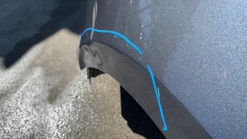 ⭕ 2017-2020 Tesla Model 3 Rear Right Quarter Panel Structural Cut Out Gray PMNG