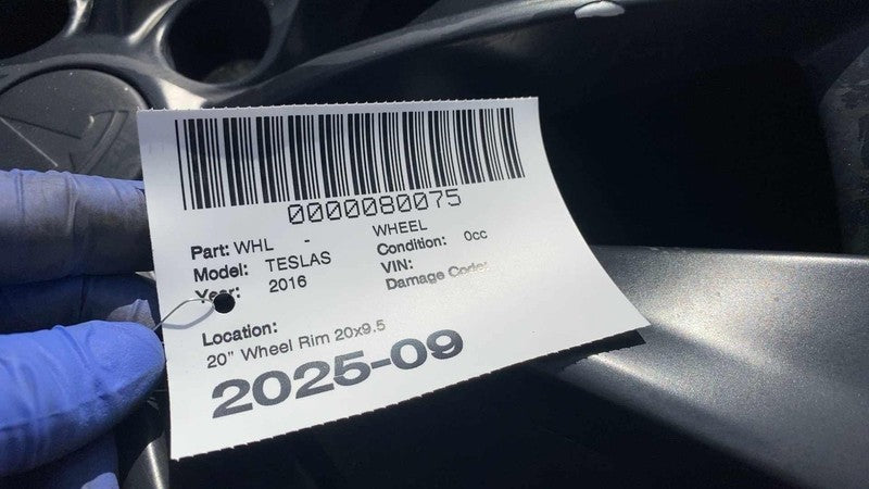 ⭕ 16-20 Tesla Model X MX Rear Wheel Rim 20x9.5J + 40MM 20" 10-Spoke 10