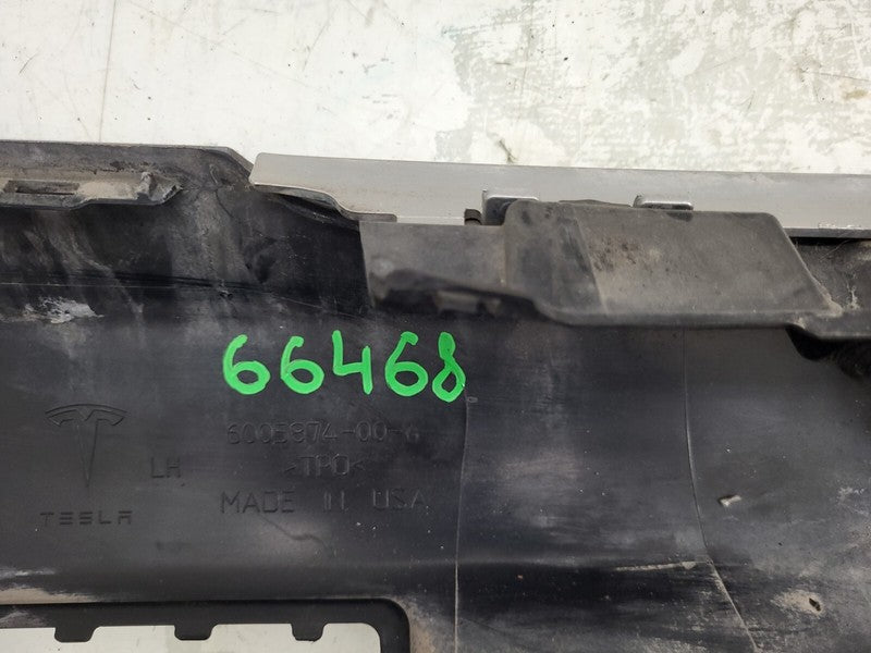 600587400G ⭕2012-2020 Model S Driver Side Skirt Rocker Molding Sill Panel Left 6005874-00-G