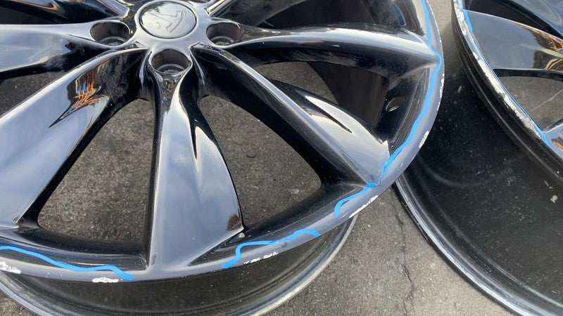 2012 2013 2014 2015 Tesla Model S PAIR of 21" Alloy Wheel Rim 21x8.5J