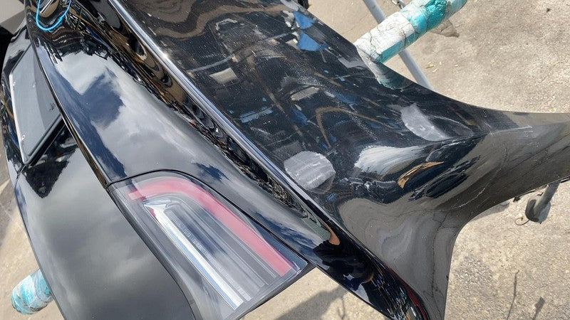 ⭕ 2017-2020 Tesla Model 3 M3 Rear Trunk Decklid Shell Panel Assembly Black PBSB