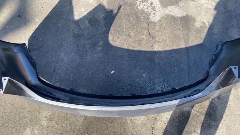 N/A 2017-2022 Tesla Model 3 Rear Bumper Cover w/ Park Sensor Holes Assy Gray - PMNG