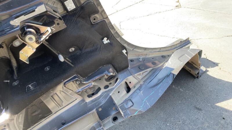 ⭕2015-2020 Mini Cooper S Rear Left Quarter Body Side Panel Structural Frame Gray