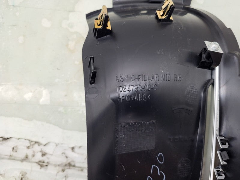 1024730 00 C ⭕ 16-20 Model S Rear Left & Right C-Pillar Middle Trim 1024730-00-C/1024732-00-C