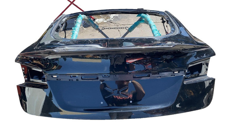 ⭕ 16-20 Tesla Model S Trunk Lid Liftgate Tailgate Hatch Shell Panel Bl