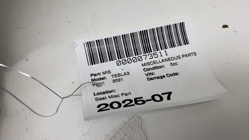 ⭕ 17-23 Model 3 Front Driver Side Seat Upper Cushion Left Black OEM 14