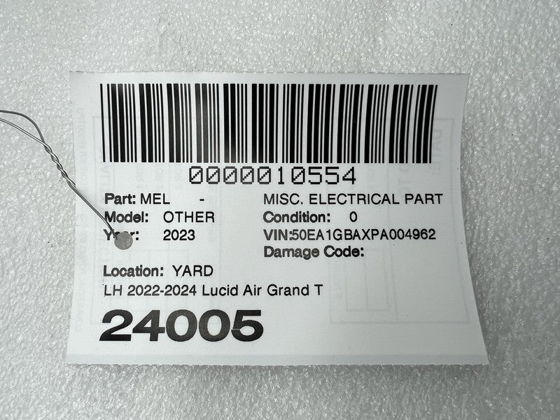 ⭕ 2022-2024 Lucid Air Front Driver Side Door Control Unit Left LH P11-