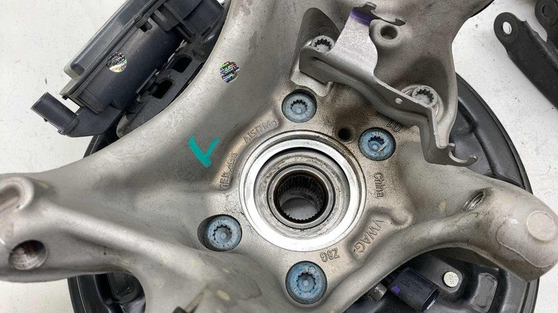 1EA505351 ⭕ 21-23 Volkswagen ID.4 Rear Left Spindle Knuckle w/ Upper & Lower Control Arm