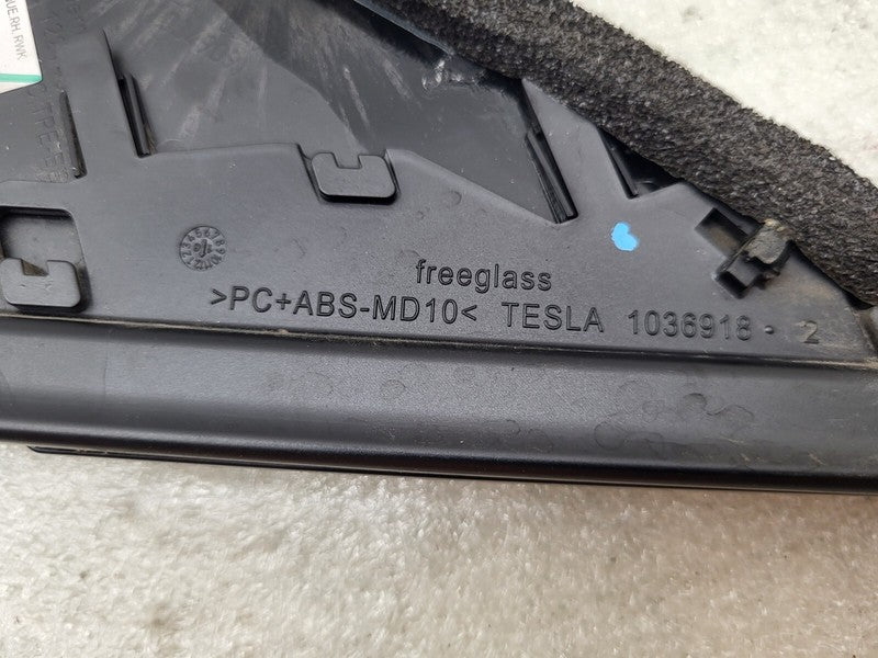 103490999E ⭕16-20 Model X Front Right Door Quarter Applique Corner Glass Cover 1034909-99-E