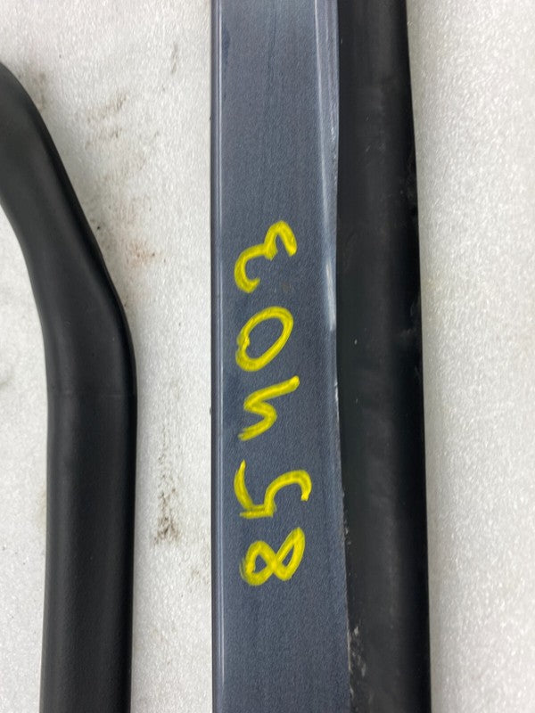 101221500F ⭕12-23 Model S Left Rocker Panel Scuff Plate Molding w/ Rubber Seal 1012215-00-F