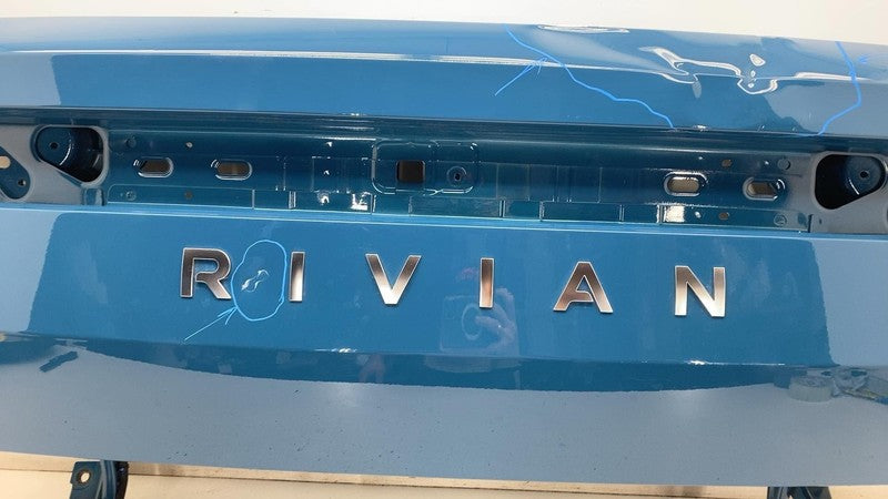 PT00000582-H ⭕ 2022-2024 Rivian R1T Truck Bed Door Tailgate Shell PT00000582H Blue - EXP007