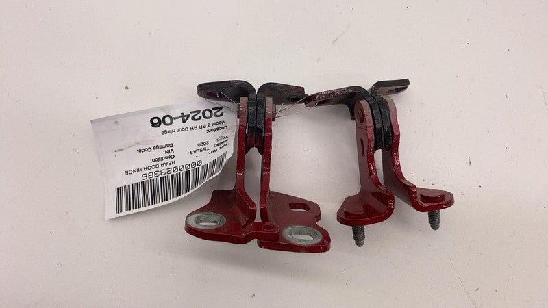 ⭕ 2017-2020 Tesla Model 3 M3 Rear Passenger Side Upper & Lower Door Hinge Right