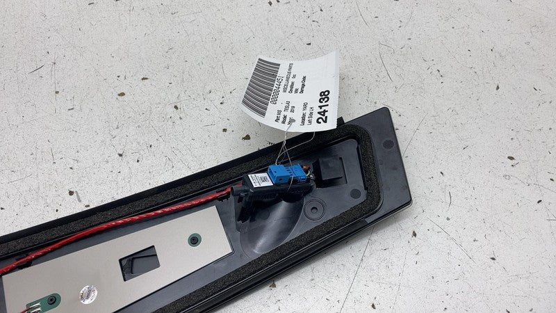 ⭕ 17-23 Tesla Model 3 Left B-Pillar Applique Glass Trim w/ Camera 110