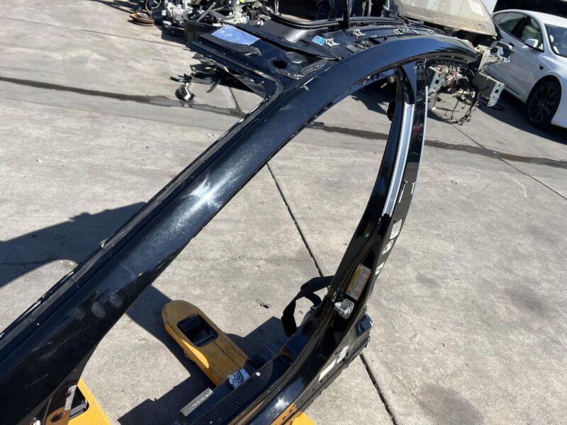 ⭕ 2012-2015 Tesla Model S Front Driver Body SIde A + B-Pillar Door Frame Left LH
