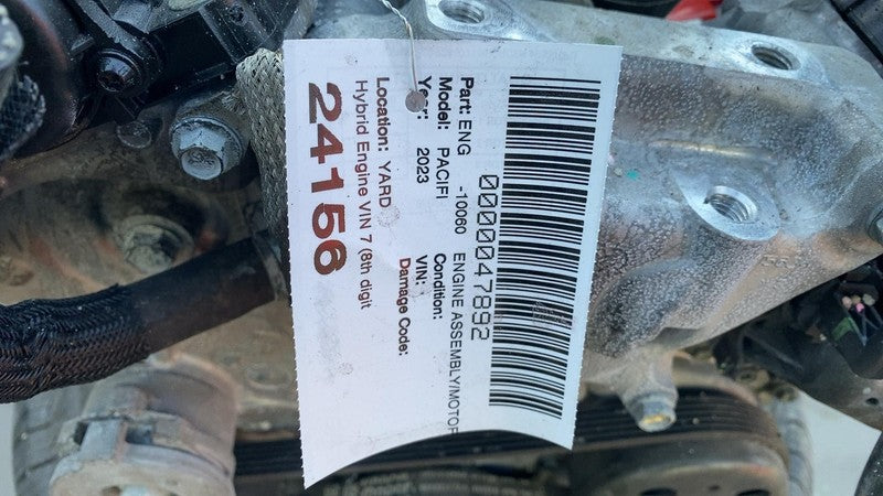 68247748AC ⭕2017 - 2025 CHRYSLER PACIFICA FWD 3.6L HYBRYD ENGINE MOTOR VIN G 8TH DIGIT OEM