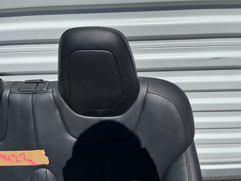 2012-2015 Tesla Model S Rear 2nd Row Seat Upper Cushion w/ Bolster Leather Black
