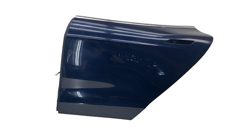 ⭕2012-2015 Tesla Model S Rear Driver Side Door Shell Panel Left LH Blu