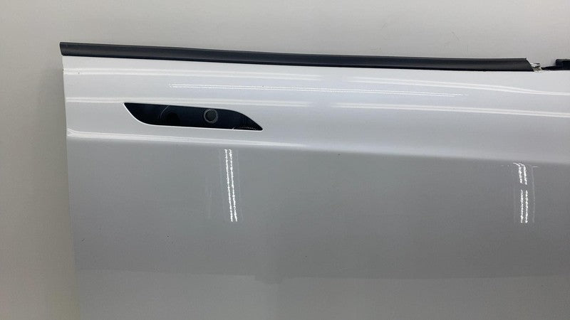 ⭕ 12-15 Tesla Model S Front Passenger Side Door Shell Panel Right Whit