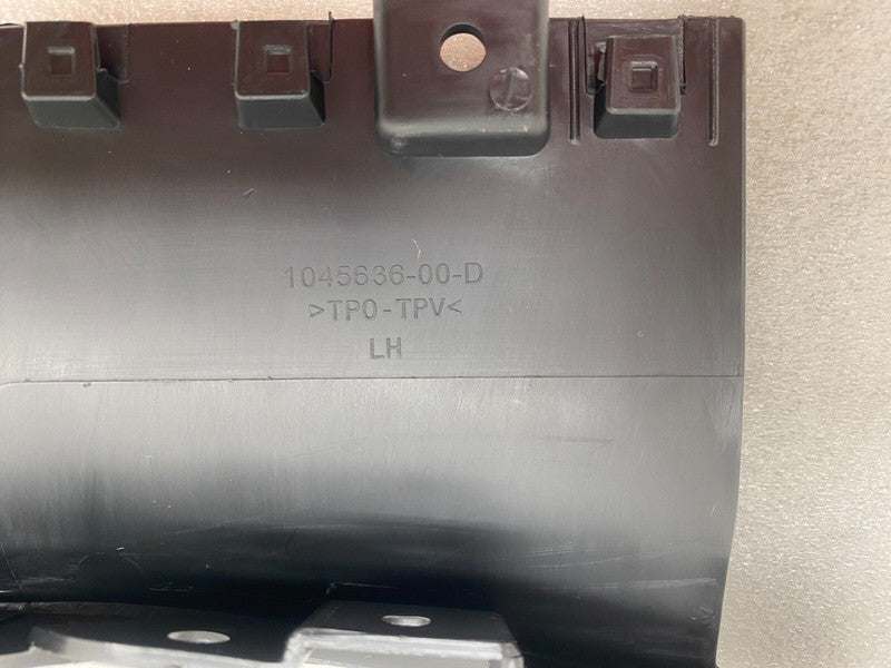 104563400D ⭕ 2016-2020 Tesla Model X Rear Rocker Panel Sill Wheel Fairing Left 1045634-00-D