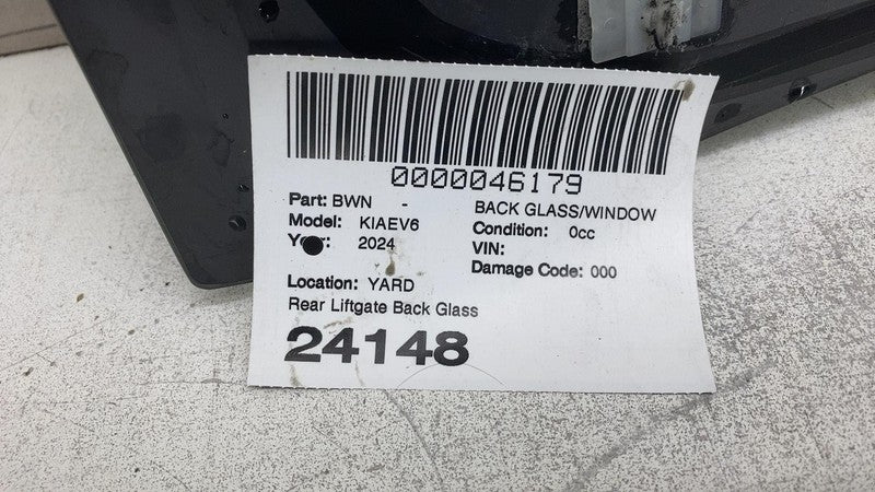 2022 2023 2024 Kia EV6 Rear Tailgate Liftgate Windshield Back Window Glass Assy