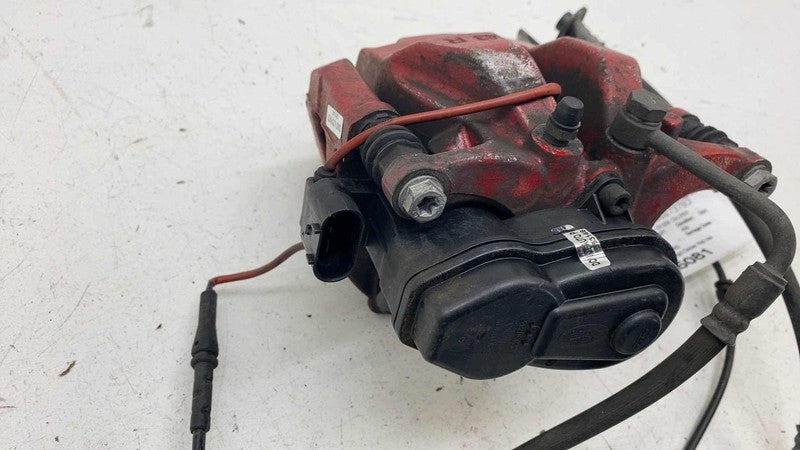 ⭕ 14-17 Range Rover Sport Rear Passenger Caliper Red w/ Brake Hose Line Right RH