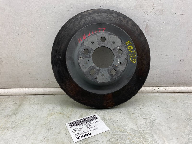 ⭕ 2020-2024 Tesla Model Y Rear Passenger Side Brake Disc Rotor Base As