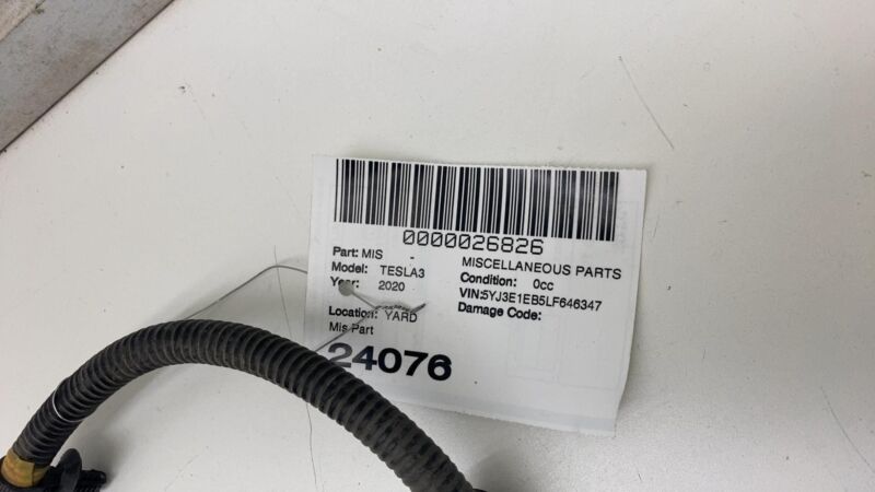 1068769-01 2017-2023 Tesla Model 3 M3 Front Subframe Cradle Wiring Harness Cable Wire Loom