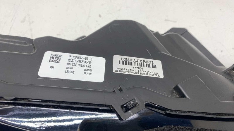 1694087 00 G ⭕ 24-25 Tesla Model 3 Front Right Highland Headlight LED Head Lamp 1694087-00-G