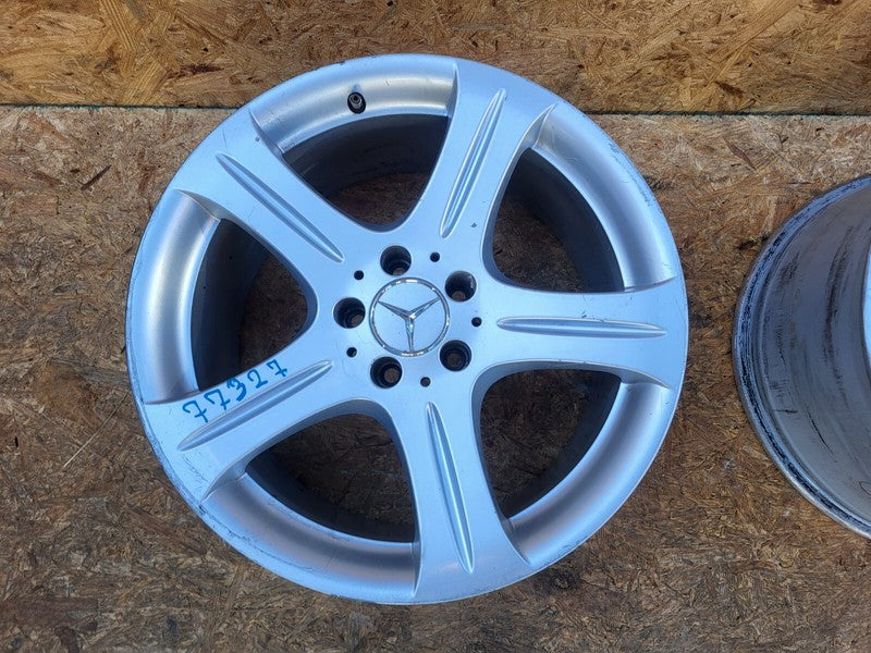 A2194010302 ⭕ 2006-2011 Mercedes-Benz W219 W840 CLS500 PAIR Wheel Rim 18" 9.5x18 A2194010302