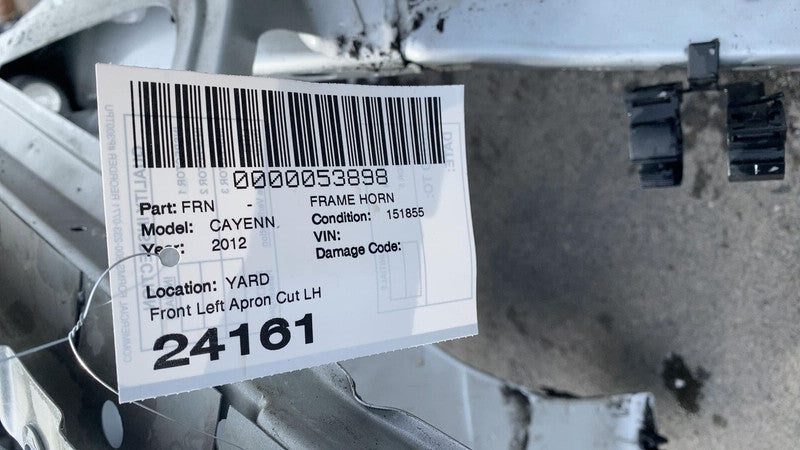 2011-2014 Porsche Cayenne Front Driver Side Structural Apron Cutout Left LH