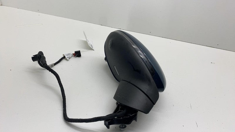 2225.6166BG5D ⭕ 19-23 Cayenne Right Power Folding Door Mirror w/ Blind Spot Blue RH (No Glass)