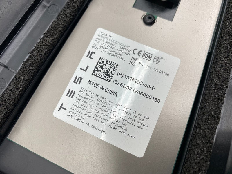 151625500E ⭕ 20-23 Model Y Left Exterior B-Pillar Applique Trim w/ Camera LH 1506885-00-G