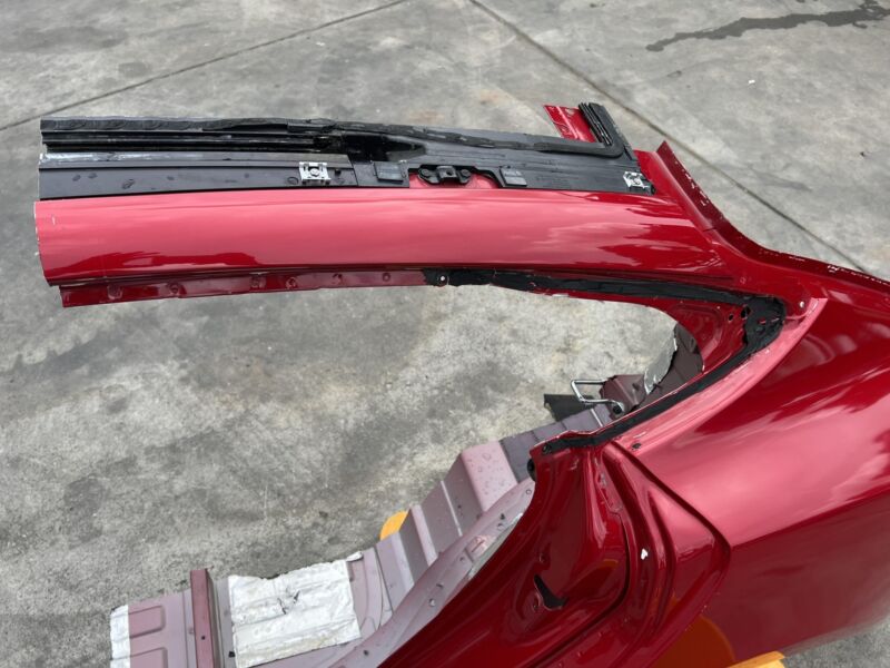 2016-2020 Tesla Model S Rear Driver Side Quarter Panel Structural Cutout Left LH