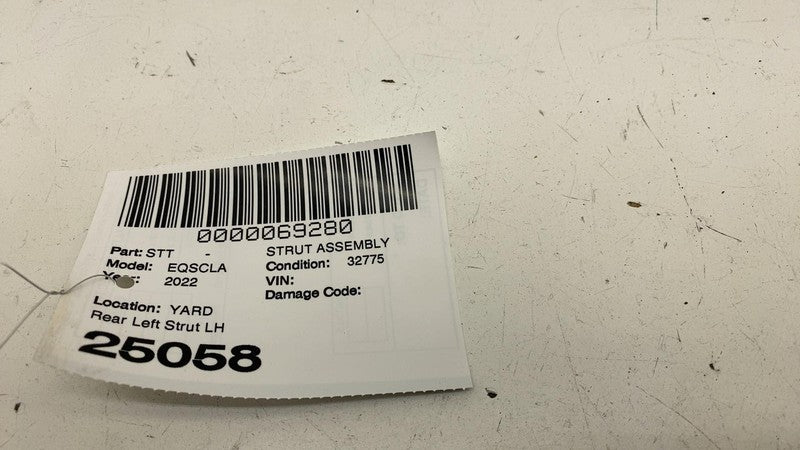 A 297 320 33 01 ⭕ 2022 Mercedes-Benz EQS 450+ V297 Rear Left Shock Strut Absorber LH A2973203301